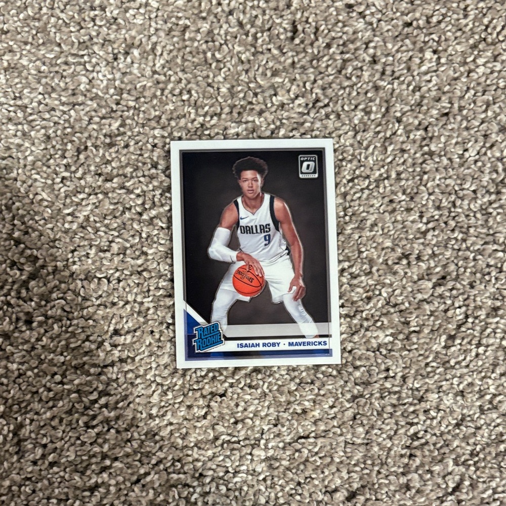 Isaiah Roby Dallas Mavericks Rookie Card - White Jersey